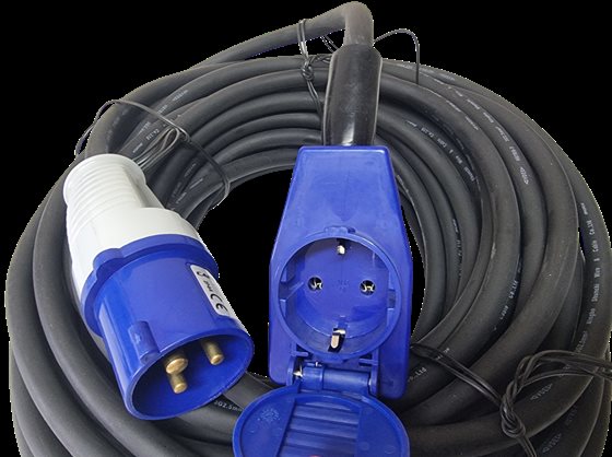 PRZEDŁUŻACZ CEE 15 m MĘSKI-ŻEŃSKI KĄTOWY