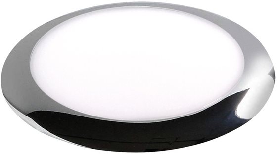 LAMPKA 12V LED WEWNĘTRZNA SUFITOWA CHROM