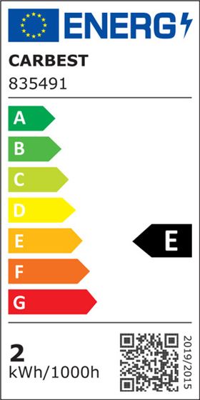 LAMPKA 12V LED WEWNĘTRZNA SUFITOWA SREBRNA CARBEST