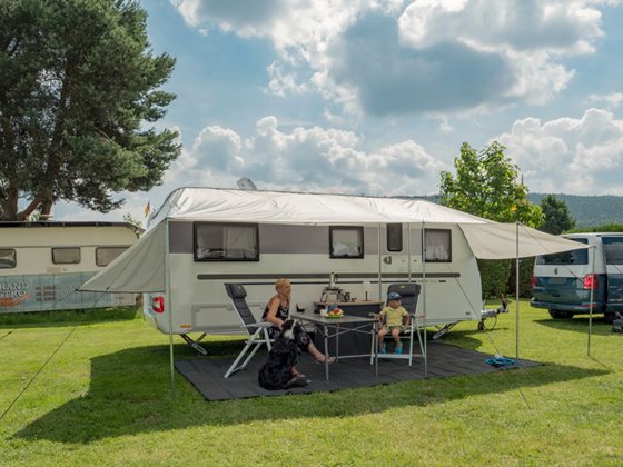 DASZEK DO PRZYCZEPY REIMO COMO 7 500x240 cm PRZECIWSŁONECZNY