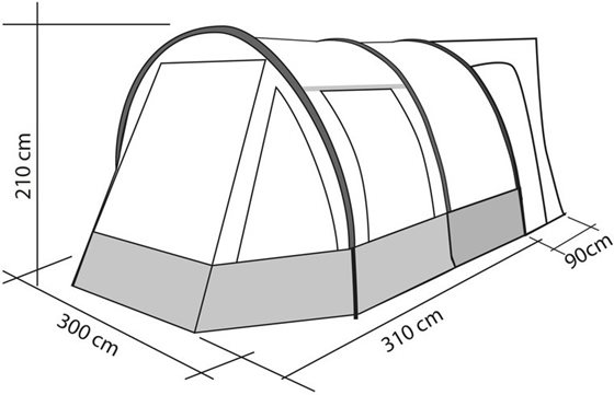 PRZEDSIONEK REIMO TENT TOUR ACTION 7 h180-200 cm