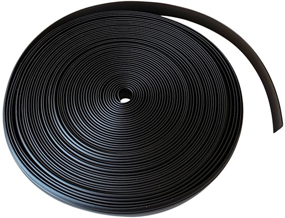 PROFIL MASKUJĄCY SZYNĘ KEDROWĄ CZARNY 12 mm 10 m