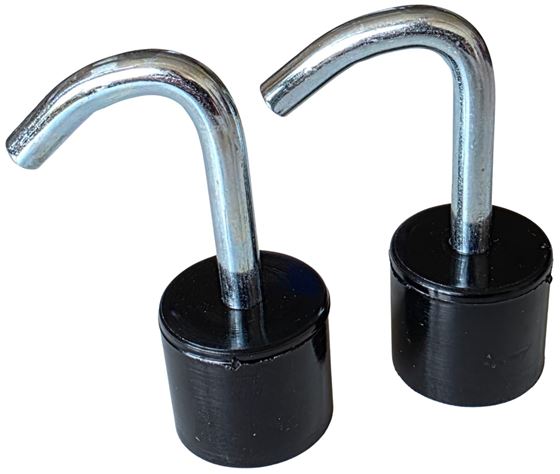 HAK RURKI STELAŻA PRZEDSIONKA 22 mm 2 szt.