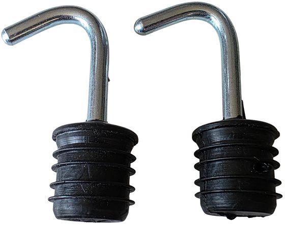 HAK RURKI STELAŻA PRZEDSIONKA 25 mm 2 szt.