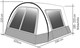 PRZEDSIONEK REIMO TENT HISPANIOLA h185-220 cm
