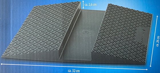 RAMPA DO WAGI CYFROWEJ CARBEST 32x26cm
