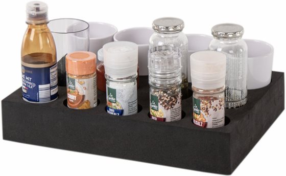 ORGANIZER NA SZKŁO PIANKA 34x24,5x6,4 cm