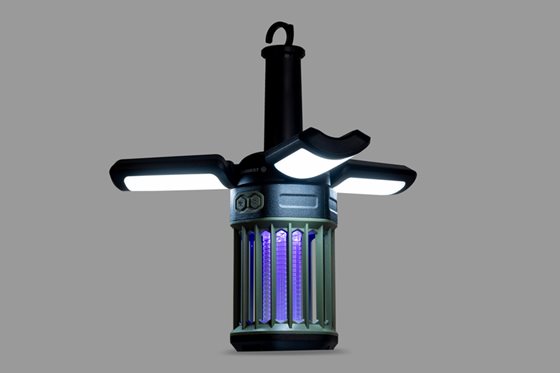 LAMPKA LED CARBEST SKŁADANA Z FUNKCJĄ ZABIJANIA OWADÓW