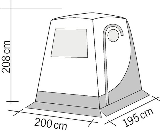 PRZEDSIONEK REIMO TENT UPGRADE 2 T5/6 TYLNY