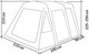 PRZEDSIONEK REIMO TENT TOUR BREEZE AIR M h225-250 cm