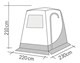 PRZEDSIONEK REIMO TENT TRAPEZ PREMIUM RENAULT TRAFIC II h210 cm