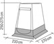 PRZEDSIONEK REIMO TENT DUCATISSIMO PREMIUM TYLNY h250-275 cm