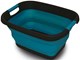 MISKA CAMP4 SKŁADANA SILIKON CZARNO-NIEBIESKA 49x38x7/26 cm