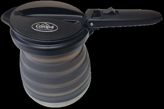 CZAJNIK CAMP4 SILIKON SKŁADANY CZARNY 0,8L