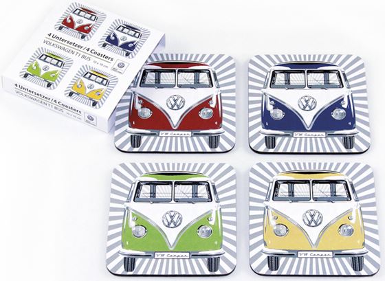 VW COLLECTION BULLI PODKŁADKI POD KUBEK 4SZT.