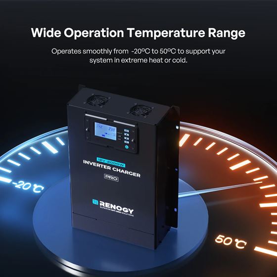 PRZETWORNICA RENOGY 2000W +AC/DC 80A +BT