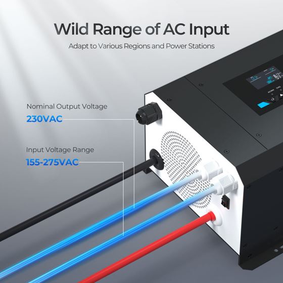 PRZETWORNICA Z ŁADOWARKĄ RENOGY 60A 2000W/6000W