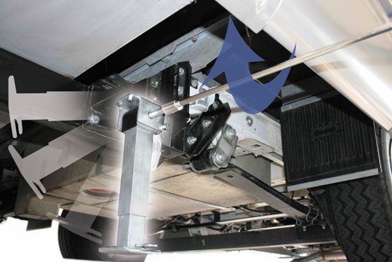 PODPORY STABILIZUJĄCE SAWIKO MOCA 33-53 cm 500 kg 1 szt. /P/