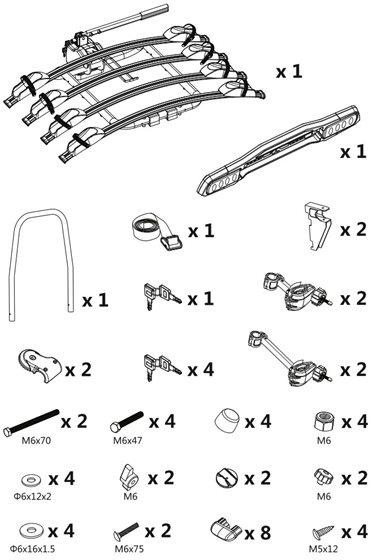 BAGAZNIK ROWEROWY STEINHOF 4 ROWERY