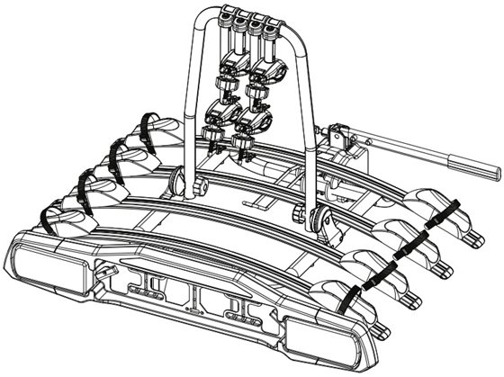 BAGAZNIK ROWEROWY STEINHOF 4 ROWERY