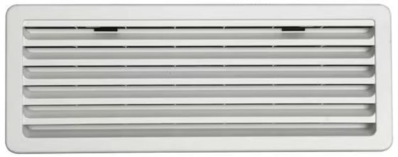 KRATKA WENTYLACYJNA LODÓWKI THETFORD SZARA 483x186 mm