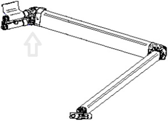 RAMIĘ MARKIZY THULE 4900 LEWE 2,6 m