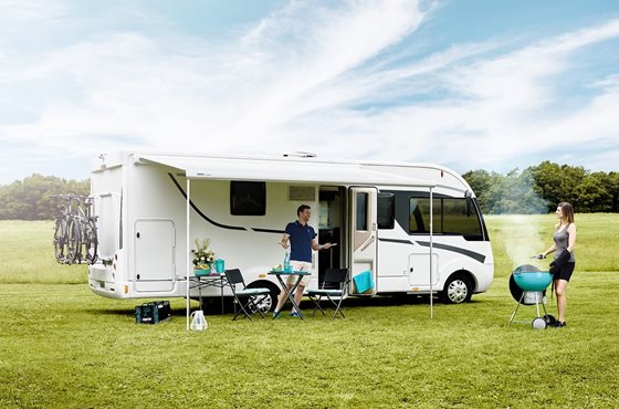 MARKIZA 400 cm THULE OMNISTOR 5200 BIAŁA MYSTIC GREY