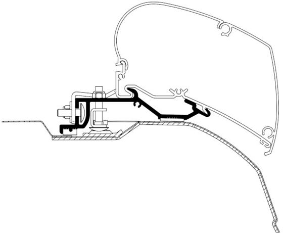 ADAPTER MARKIZY THULE DUCATO DACHOWY 07-