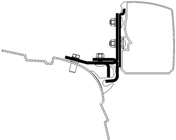 ADAPTER MARKIZY THULE 3200 VW T5/T6 MINIVAN BRANDRUP