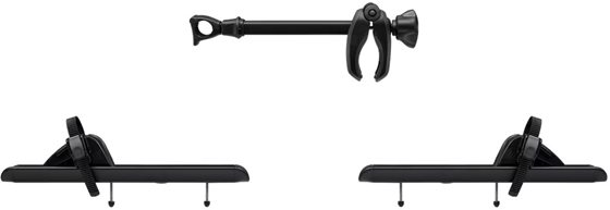 SZYNA DO BAGAŻNIKA THULE CARAVAN SUPERB XT BLACK NA 3 ROWER