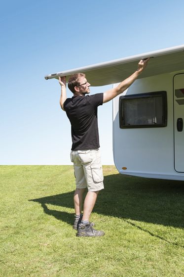 MARKIZA 400 cm THULE OMNISTOR 1200 WORKOWA MYSTIC GREY