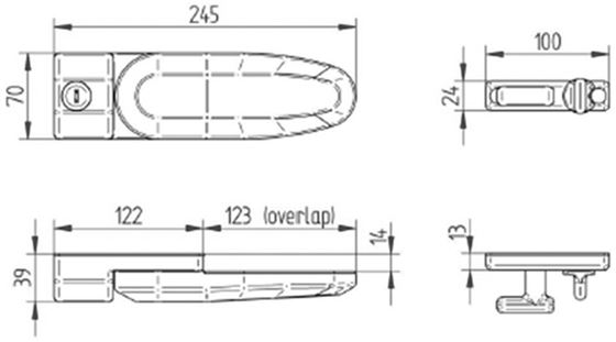 BLOKADA DRZWI WEWNĘTRZNA THULE INSIDE-OUT LOCK G2