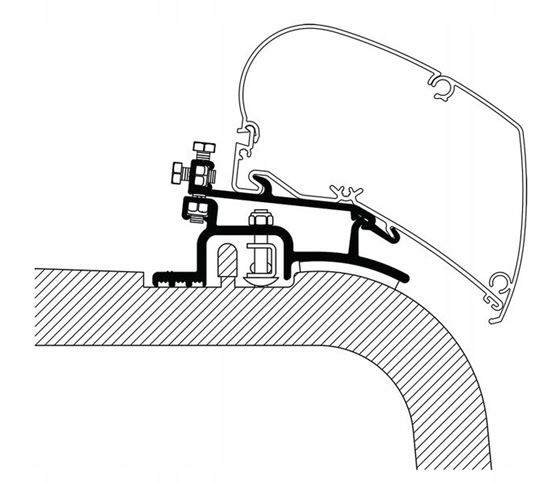 ADAPTER MARKIZY THULE DUCATO 94-06 DACHOWY