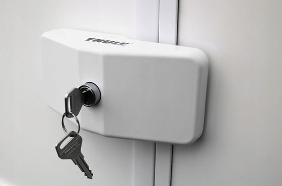 BLOKADA DRZWI ZEWNĘTRZNA THULE DOOR LOCK BIAŁA