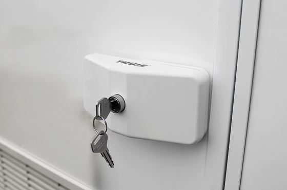 BLOKADA DRZWI ZEWNĘTRZNA THULE DOOR LOCK BIAŁA